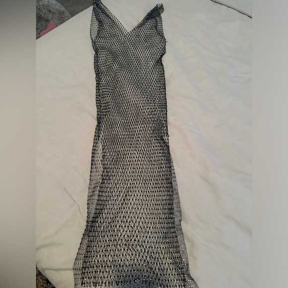 Mesh dress with rhinestones - Picture 1 of 2